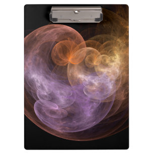 Carpeta De Pinza Flores del espacio