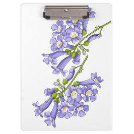 Carpeta De Pinza Flores do Brasil jacaranda