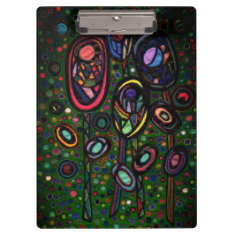 Carpeta De Pinza Flores estampadas