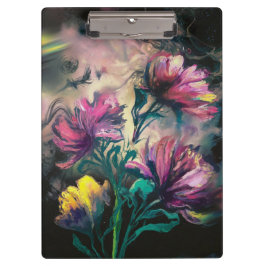 Carpeta De Pinza Flores florecientes