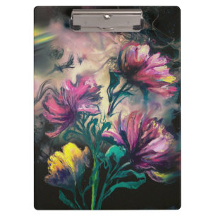 Carpeta De Pinza Flores florecientes