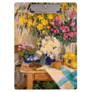 Carpeta De Pinza Flores frescas II