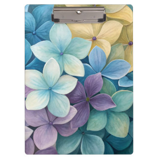 Carpeta De Pinza Flores naturales coloridas