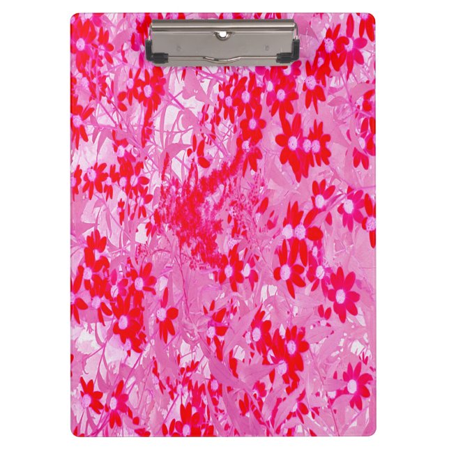 Carpeta De Pinza Flores Rojas Bonitas (Anverso)