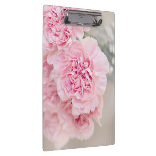 Carpeta De Pinza Flores rosa