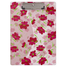 Carpeta De Pinza Flores rosas y rojas - Floral