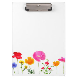 Carpeta De Pinza flores salvajes del prado