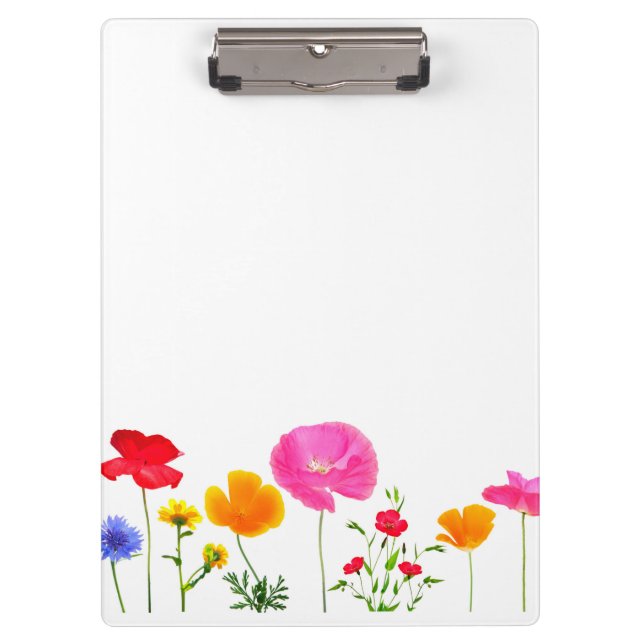 Carpeta De Pinza flores salvajes del prado (Anverso)
