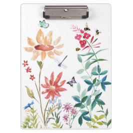 Carpeta De Pinza Flores silvestres acuáticas