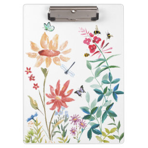 Carpeta De Pinza Flores silvestres acuáticas