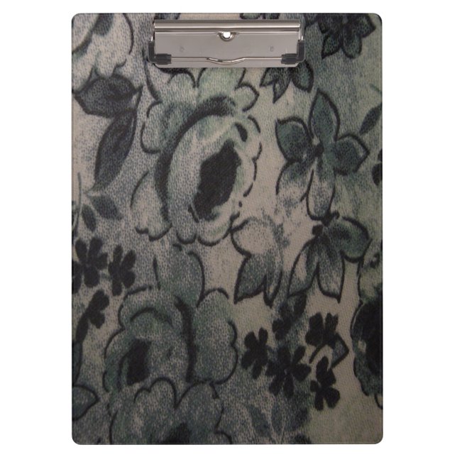 CARPETA DE PINZA FLORES VERDES (Anverso)