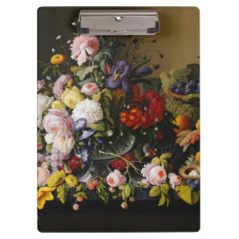 Carpeta De Pinza Flores y frutas antiguas de vida