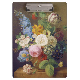 Carpeta De Pinza Flower Still Life by Jean Ulrich Tournier