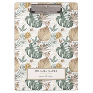Carpeta De Pinza Follaje de oasis moderno