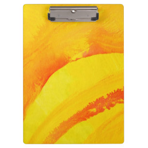 Carpeta De Pinza fondo amarillo. acuarela en el papel