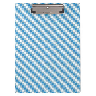 Carpeta De Pinza fondo Azul-blanco de los cuadrados