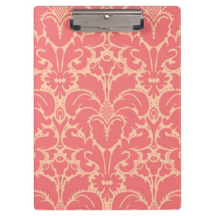Carpeta De Pinza Fondo barroco del damasco del estilo