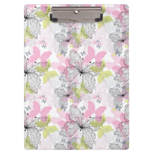 Carpeta De Pinza Fondo con la mariposa (Anverso)