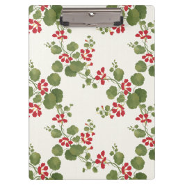 Carpeta De Pinza Fondo de Crema de Nasturcio Rojo