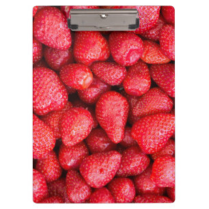 Carpeta De Pinza Fondo de fresas