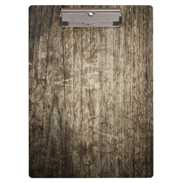 Carpeta De Pinza Fondo De Madera Moderno Elegante (Anverso)