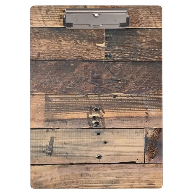 Carpeta De Pinza Fondo De Madera Moderno Elegante (Anverso)