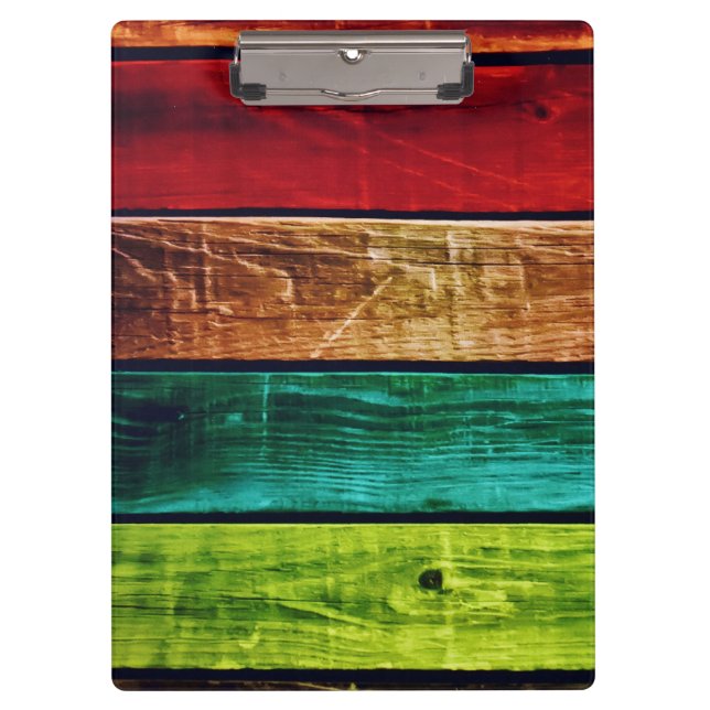 Carpeta De Pinza Fondo De Madera Moderno Elegante (Anverso)