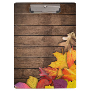 Carpeta De Pinza Fondo de Madera Otoño Moderno Elegante
