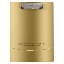 Carpeta De Pinza Fondo de oro minimalista brillante