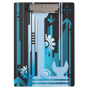 Carpeta De Pinza Fondo de semitono técnico 3