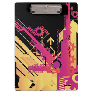 Carpeta De Pinza Fondo de semitono técnico 7