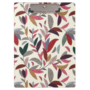 Carpeta De Pinza Fondo floral