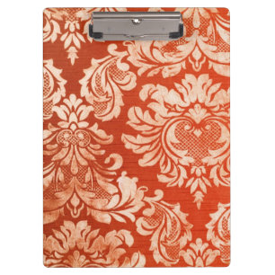 Carpeta De Pinza Fondo floral del papel pintado del vintage