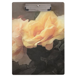 Carpeta De Pinza fondo floral del vintage del arte en colores en