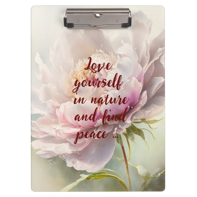 Carpeta De Pinza Fondo floral. Florecimiento de primavera (Anverso)