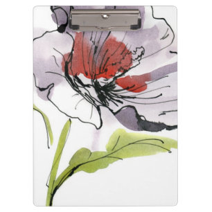 Carpeta De Pinza Fondo floral pintado extracto 3