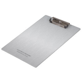 Carpeta De Pinza Fondo gris claro personalizado
