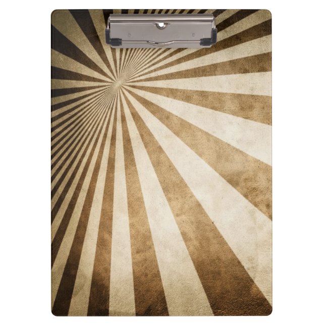 Carpeta De Pinza Fondo retro del modelo de la raya (Anverso)