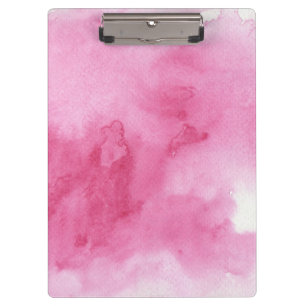 Carpeta De Pinza fondo rosado de la acuarela para su
