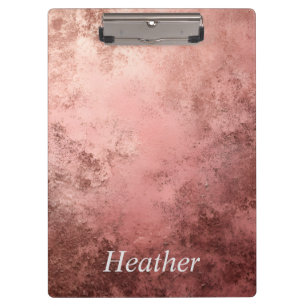 Carpeta De Pinza Fondo texturizado de oro rosa