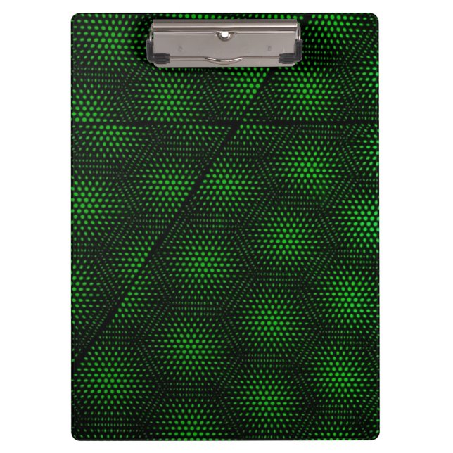 Carpeta De Pinza Fondo verde abstracto (Anverso)