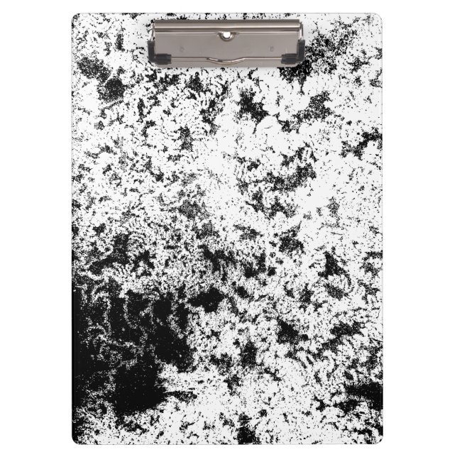 Carpeta De Pinza Formación de "nubes" sucias en blanco y negro (Anverso)
