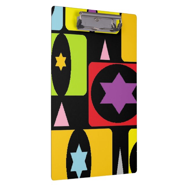 CARPETA DE PINZA FORMAS COLORIDAS (Derecha)