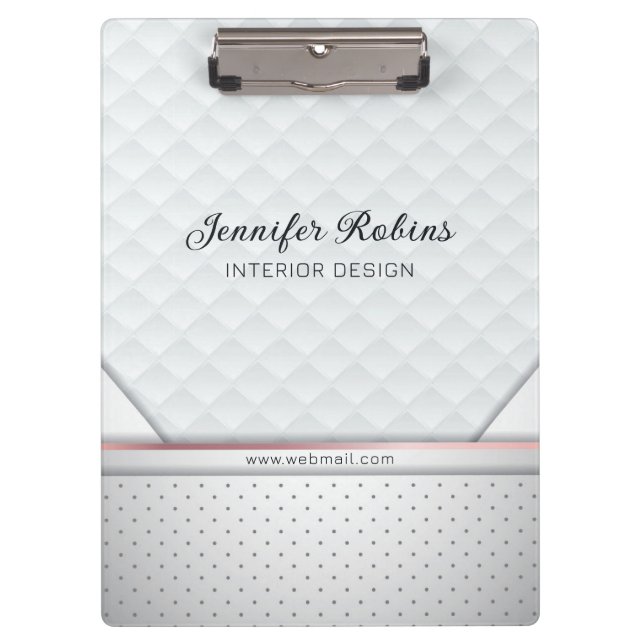 Carpeta De Pinza Formas de diamantes de lujo (Anverso)