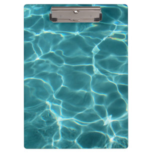 Carpeta De Pinza Foto de agua de piscina azul verde