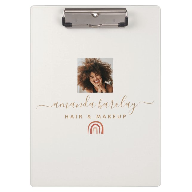 Carpeta De Pinza Foto de escritura moderna de caligrafía (Anverso)