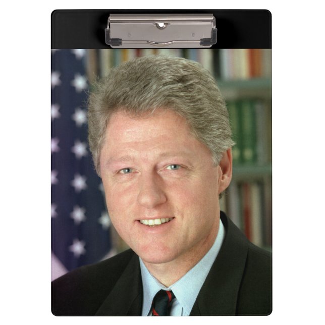 Carpeta De Pinza Foto de la Casa Blanca del presidente Bill Clinton (Anverso)