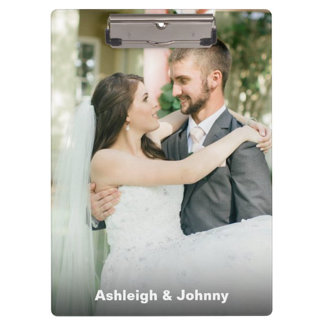 Carpeta De Pinza Foto personalizada (Anverso)