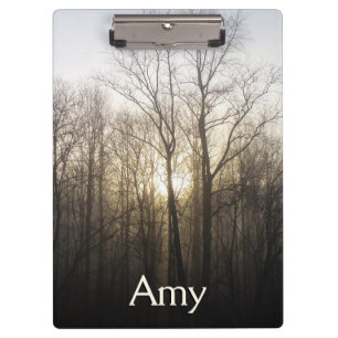 Carpeta De Pinza Fotografía de la naturaleza del amanecer de niebla