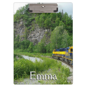 Carpeta De Pinza Fotografía de vacaciones en tren Denali Express Al